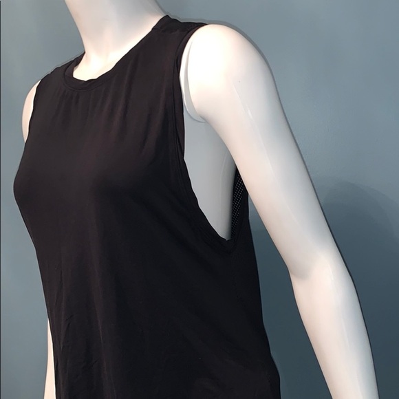 Alala Skimm Black Mesh Tank Top Small - Picture 5 of 9